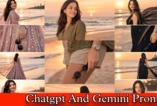 AI sunset collage prompt for ChatGPT