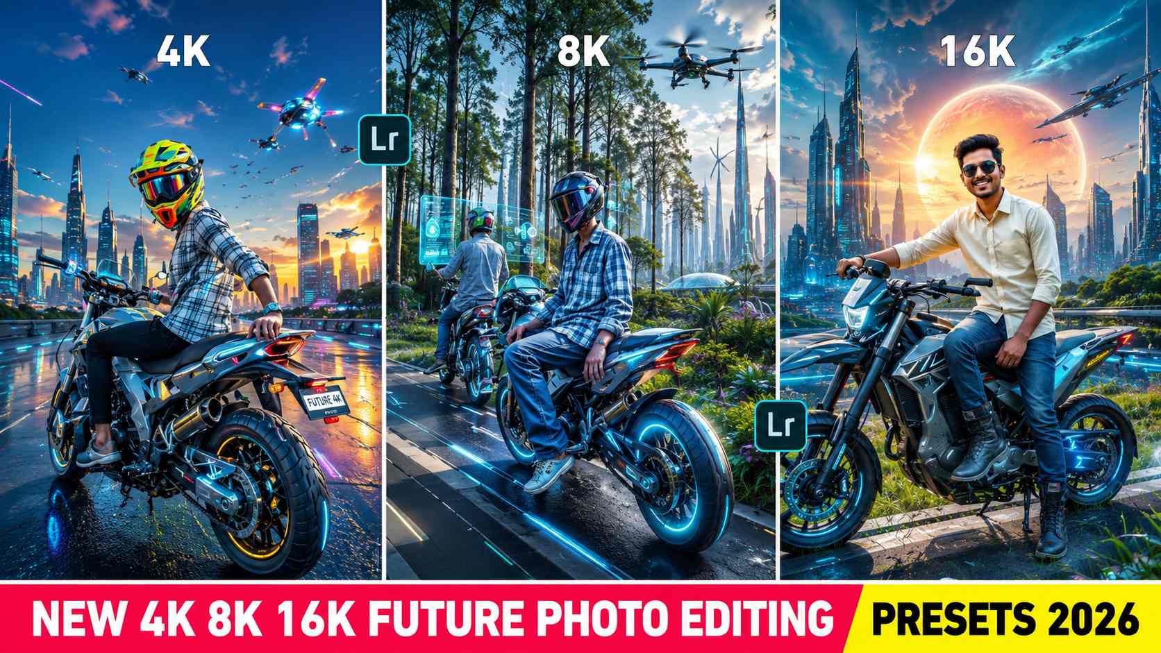 Lightroom 4K 8K 16K Photo Editing Presets Free Download for HD Photo Enhancement